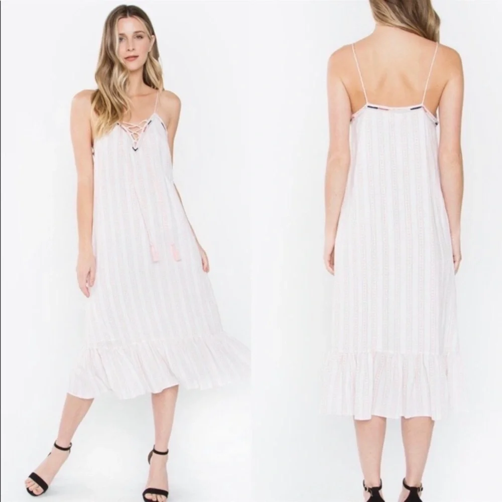 SUGARLIPS | "Libby" Midi Sun Dress Laceup - Picture 2 of 16